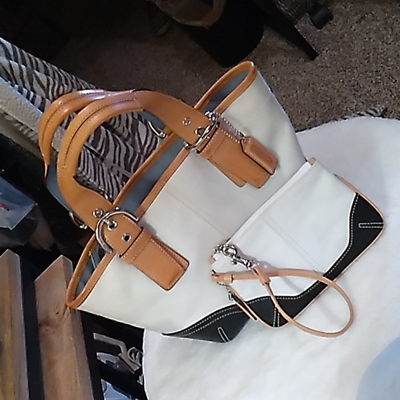 Coach Handbags - Hand bag & wrist pouch